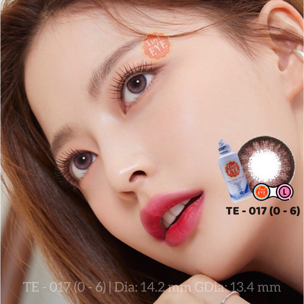 (RẺ NHẤT SHOPEE) TE - 017 và Nước ngâm lens cao cấp Tinteye 6 trong 1