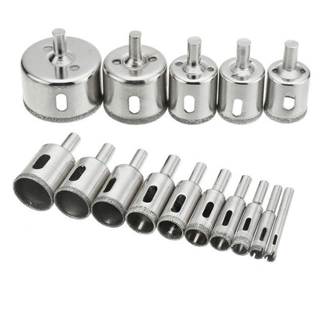 Bộ 15 mũi khoan gạch men - mũi khoan kính 6-50mm