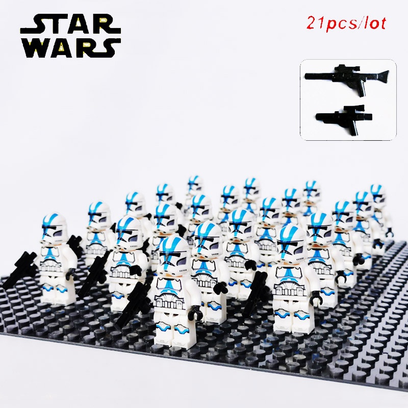 Set 20 Mô Hình LEGO Star Wars SW492, SW445 clone, SW585