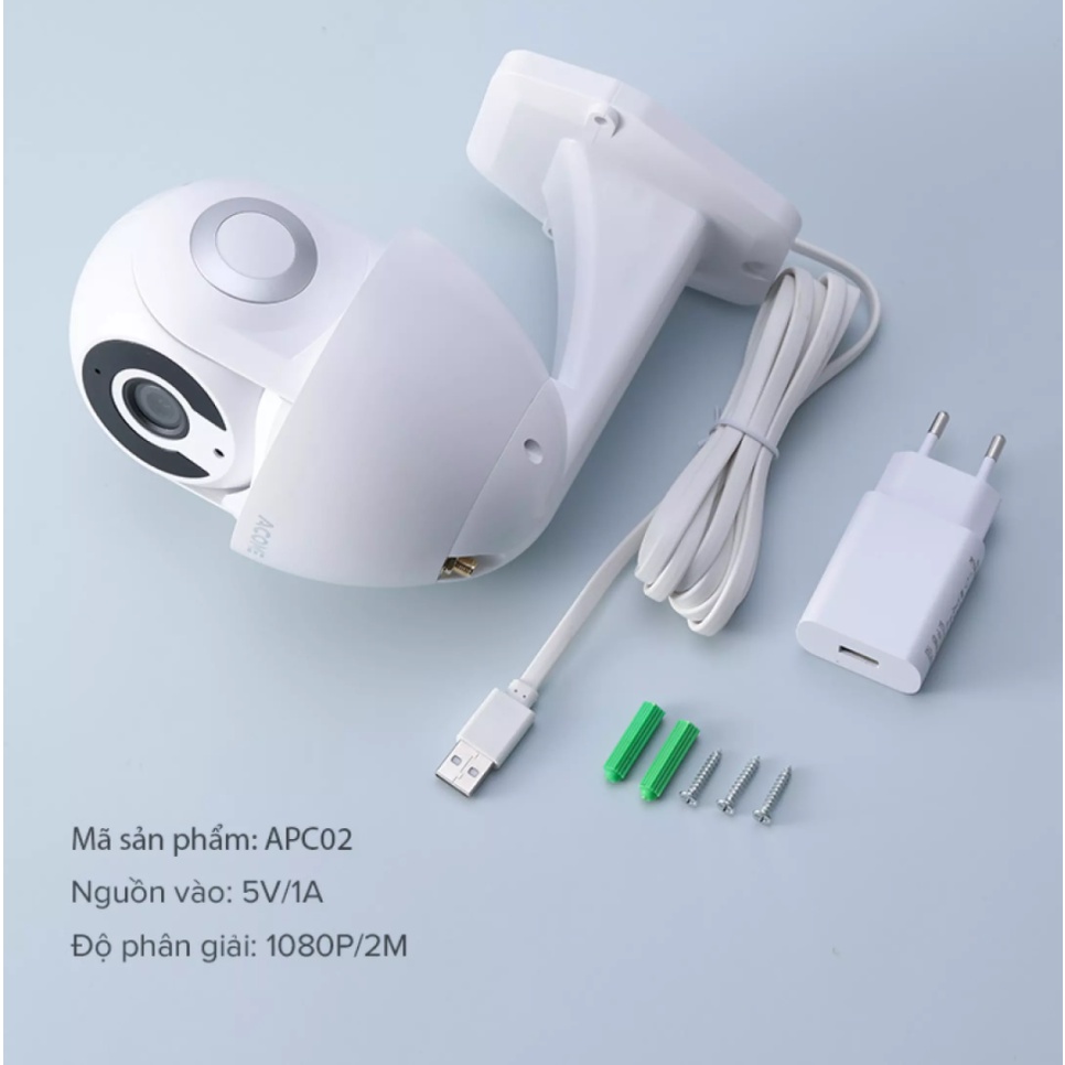 Camera IP Wifi  Ngoài Trời ACOME APC02 FULL HD 1080P, Đàm thoại 2 chiều
