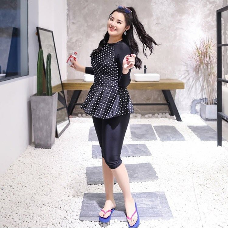 BB5088 - Bộ bơi nữ cho người mập hàng nhập - 460k