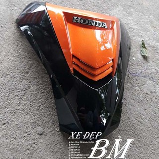 mặt nạ 2 tầng đen cam cho wave A 100 ( NHỰA HONDA CHÍNH HÃNG )