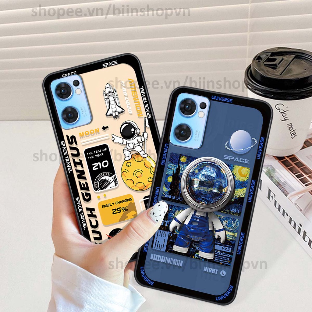 Ốp Oppo Reno7 / Reno7 Z 5G / Reno 7 phi hành gia vũ trụ space.x siêu đẹp, thời trang