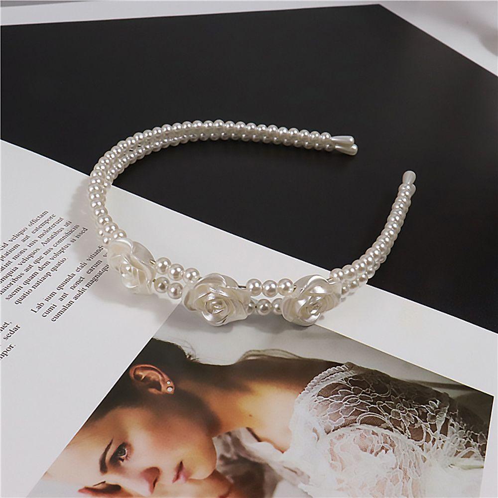 MXGOODS Băng Đô Cài Tóc Hai Lớp Phong Cách Hàn Quốc Dễ Thương Dành Cho Bạn Gái