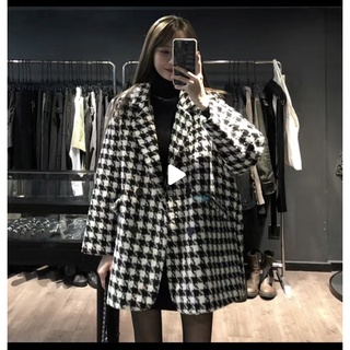 Áo Khoác Dạ Nữ Phong Cách Hàn Quốc Rộng Rãi (Kèm ảnh khách feedback)