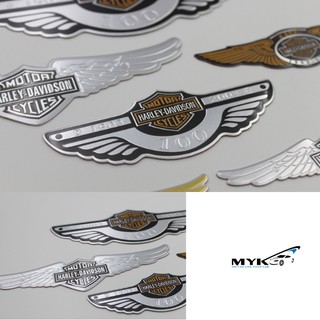 Logo 3D Harley-Davidson Trang Trí oto Myk