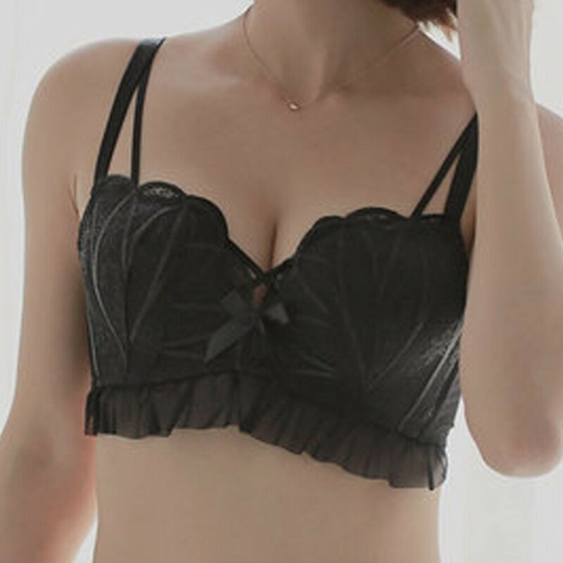 Áo ngực thể thao phối ren có hoa văn chất liệu thấm hút khô thoáng nhanh chóng