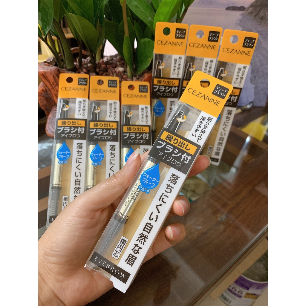 Bút Kẻ Lông Mày Cezanne Twist-Up Eyebrow With Spiral Brush