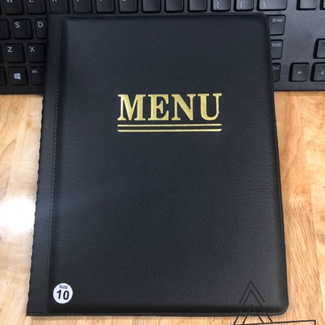 CUỐN BÌA MENU LÁ DA ĐẶC BIỆT A5 (17x23cm)