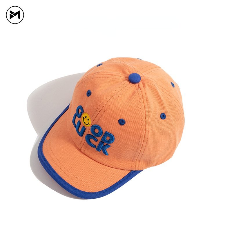 Mũ Lưỡi Trai Mềm Thêu Chữ GOOD LUCK Thời Trang Mùa Hè Cho Bé 1-4 Tuổi