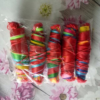 1 cuộn 10m cờ dây tam giác sa tanh đẹp