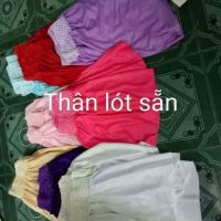 Thân váy tutu may lót sẵn.