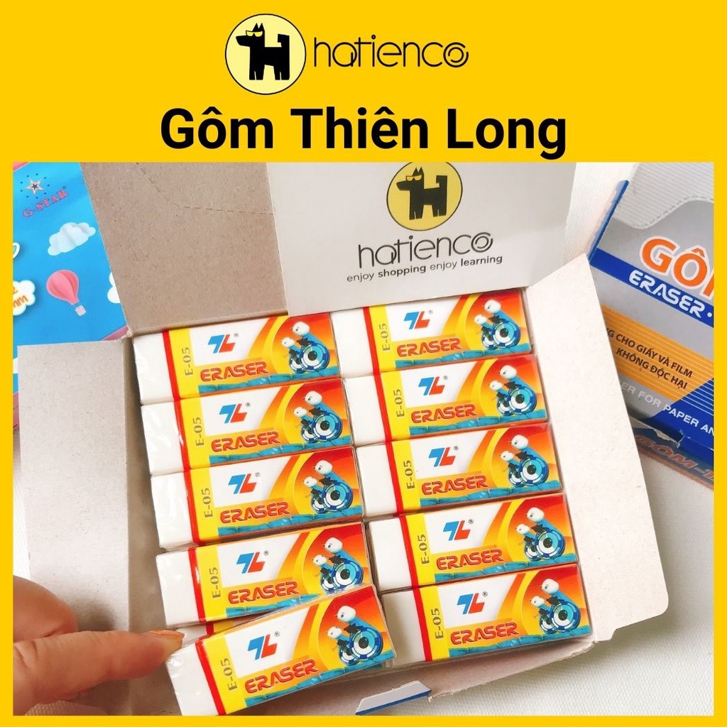 Gôm học sinh, đồ tẩy bút chì Thiên Long