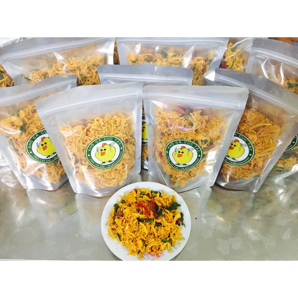Khô gà lá chanh - khô gà bơ tỏi 300g | BigBuy360 - bigbuy360.vn