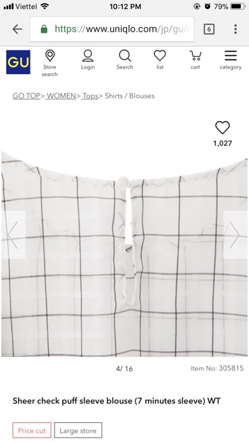 🍃Áo kiểu nữ Gu🍃