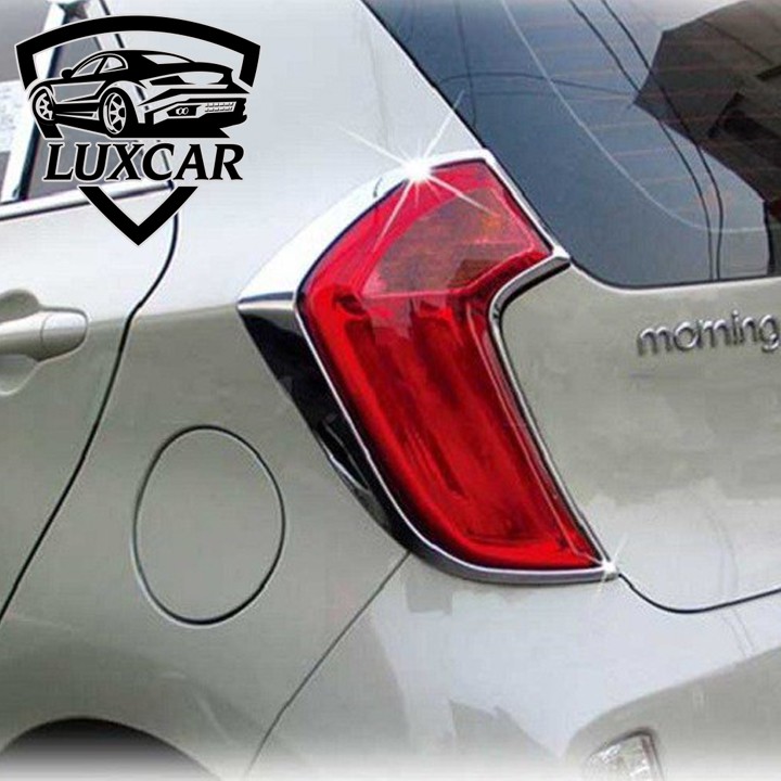 Ốp viền đèn pha, đèn hậu xe KIA MORNING cao cấp nội thất LUXCAR