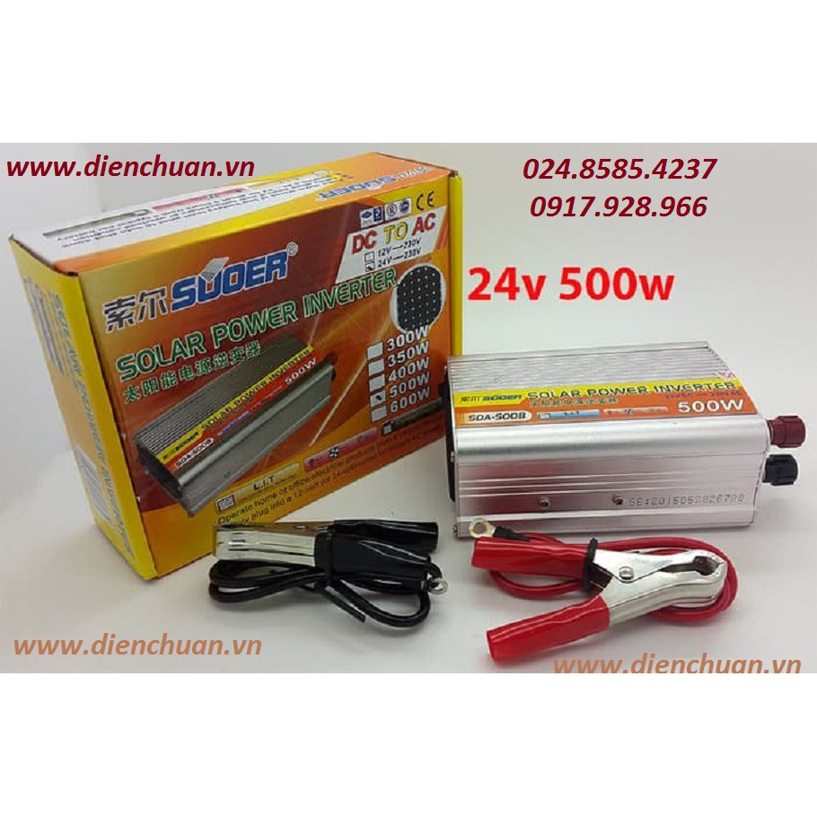 Kích điện 24V 500W Suoer SDA-500B