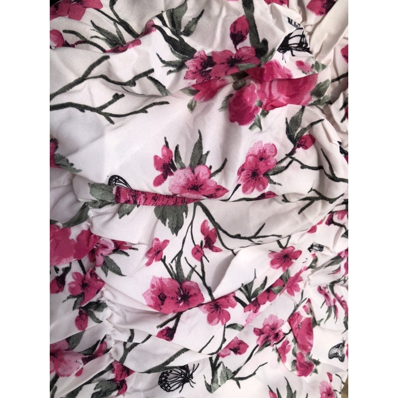 VÁY HOA ĐUÔI CÁ ÔM BODY