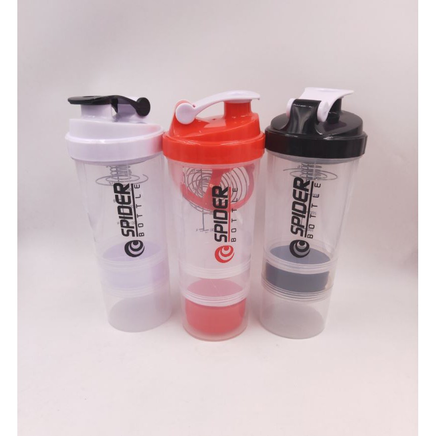 Bình Lắc Shaker Tập GYM 3 Ngăn Tiện Dụng 500 Ml