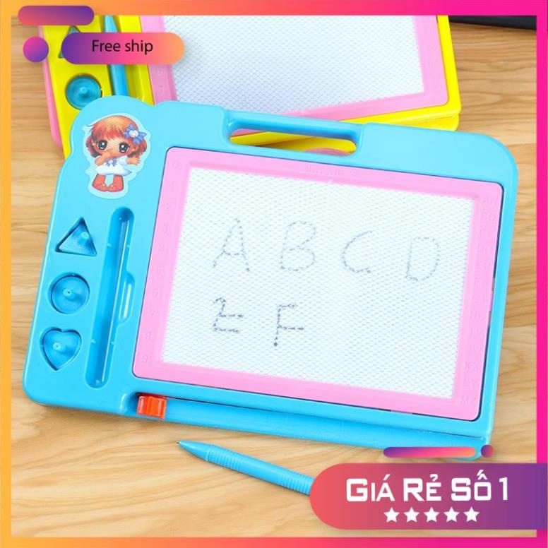 Bảng viết THÔNG MINH cho bé tự xoá bằng từ trường khổ 27*20cm