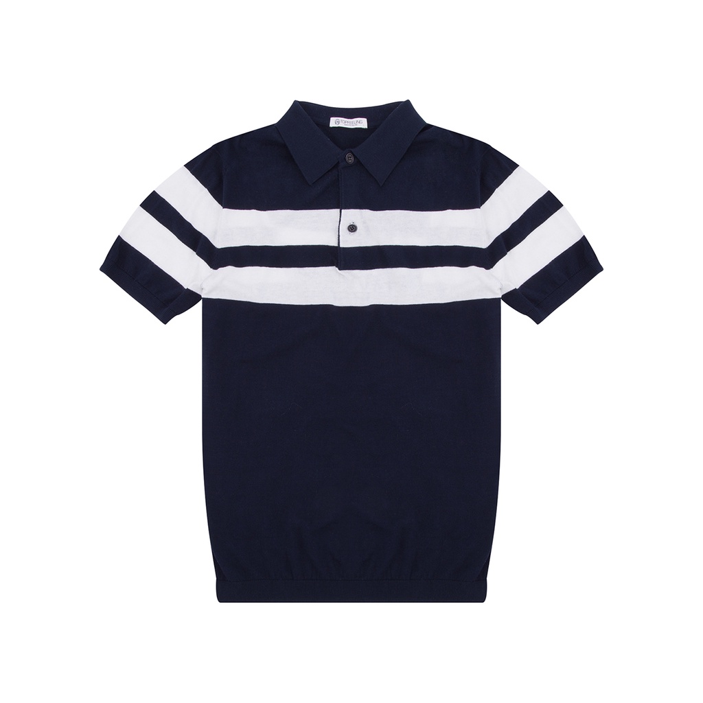 Áo Thun Polo Kẻ Ngang Hottrend Tay Ngắn NN-0037-tuideocheonguc.com