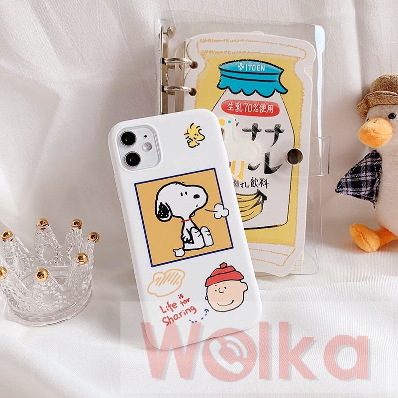 Ốp điện thoại mềm hình hoạt hình Snoopy Charlie Brown cho iPhone 11 Pro Max 6 6s 7 8 Plus XR X XS MAX SE 2020 iPhone 12 Pro Max 12mini | BigBuy360 - bigbuy360.vn