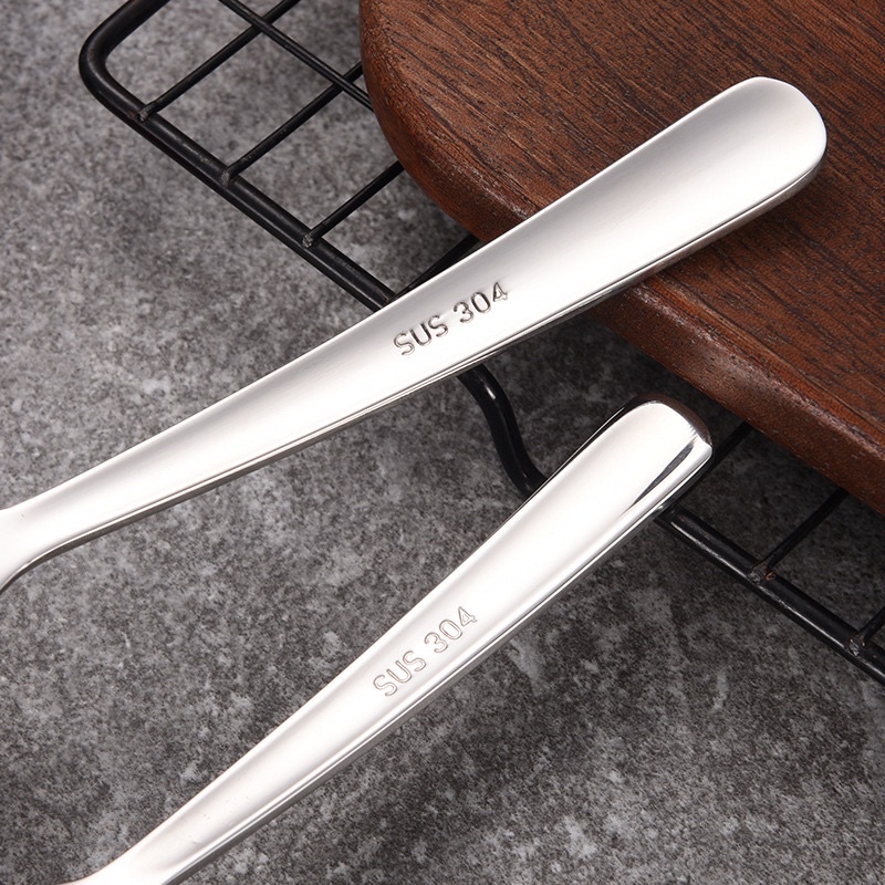 Muỗng thìa ăn cơm inox 304 nhiều màu 2 kích thước