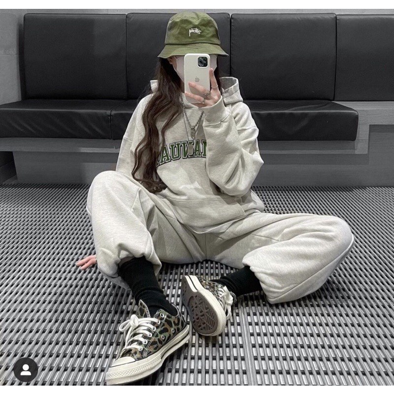 Set Áo Hoodie cá tính 2021