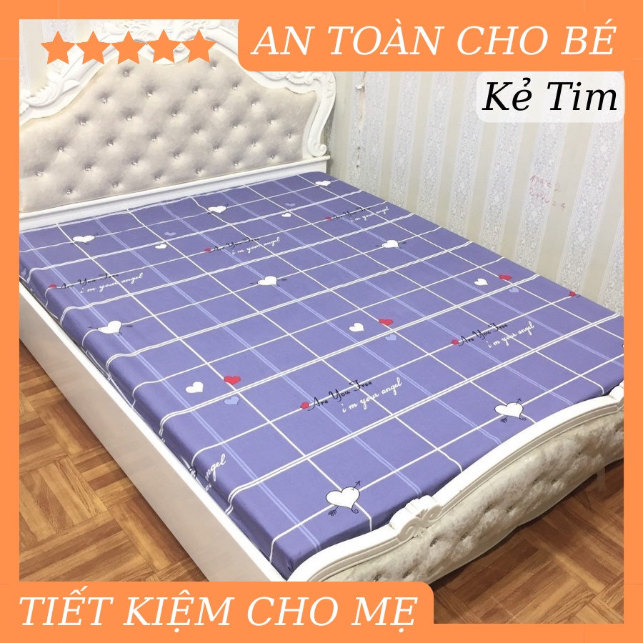 Ga chống thấm cotton HÀN QUỐC 2 lớp không nóng, không bí, thoáng mát - Ga chống thấm cotton NGUYỆT ÁNH BEDDING Freeship