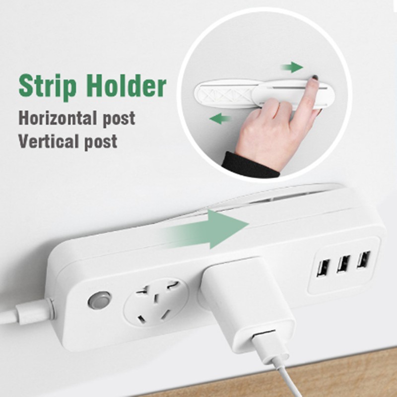 Giá đỡ ổ cắm điện gắn tường không cần khoan lỗ tiện dụng