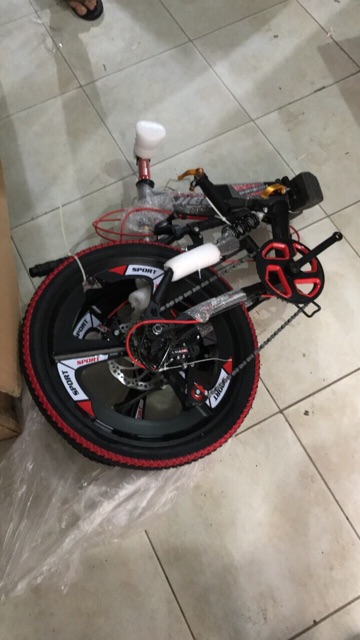 Xe đạp gấp bánh 20 ichh  sẵn hàng