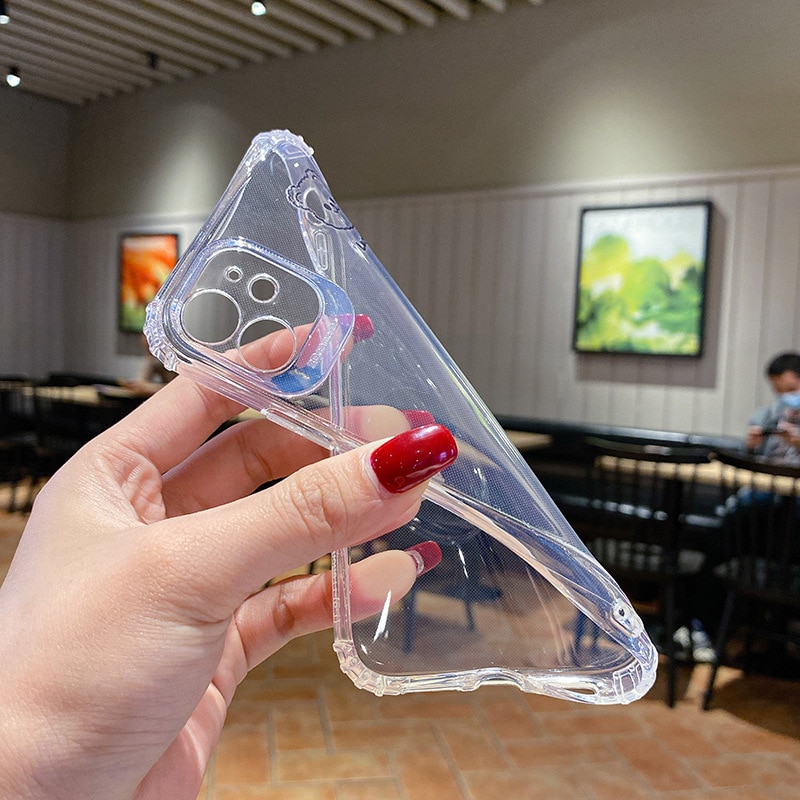 Cute Bears Phone Case For OPPO R9 R9S Plus R11 R11S R15 R17 A59 F1S A57 F1A A39 A73 A79 F5 A83 A1 Soft Silicon Clear Transparent Cover | BigBuy360 - bigbuy360.vn