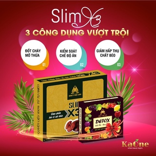 Nửa hộp X3 tặng kèm 10v detox ban đêm