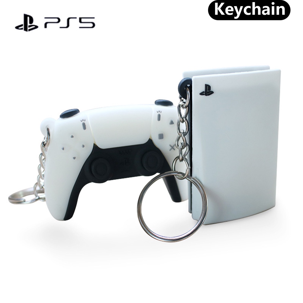 Móc Khóa Silicone Hình Máy Chơi Game PS5 3D