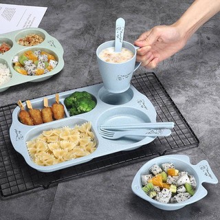 BỘ KHAY ĂN CƠM  CHO BÉ 5- 6 CHI TIẾT