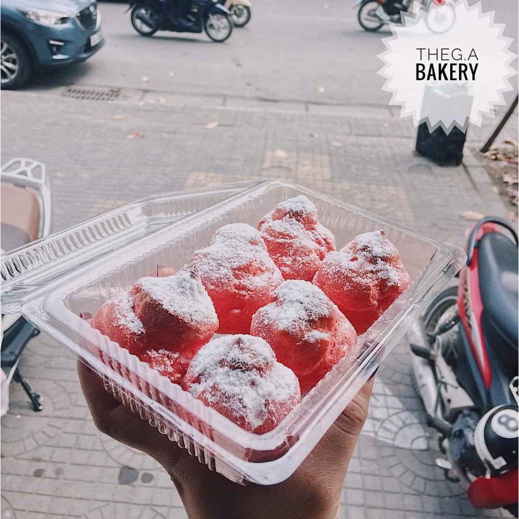 SET 10 HỘP NHỰA ĐỰNG BÁNH SU KEM