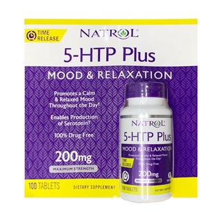 Natrol 5-HTP Plus giảm căng thẳng, stress 200mg 100 viên