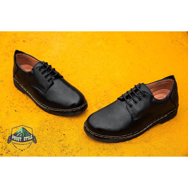 DR CLASSIC 1462 - Da bò thật - nguyên tấm - đế khâu