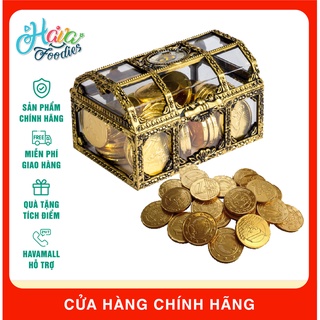 Socola đồng tiền hộp rương kho báu 100gr