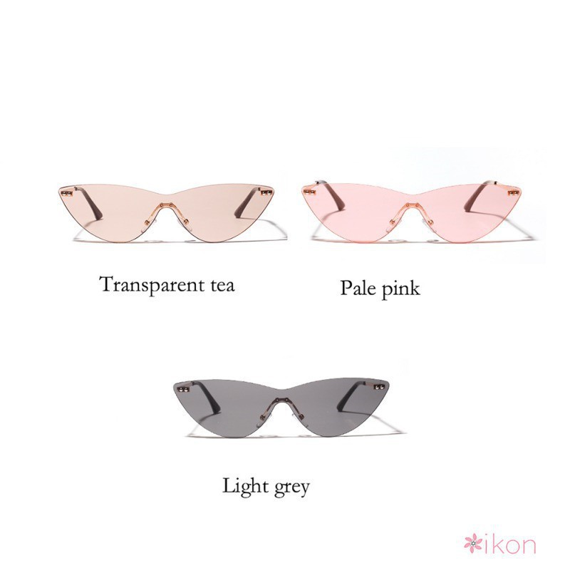 Kính mát gọng kim loại tròng trong suốt không viền nhiều màu gentle monster | BigBuy360 - bigbuy360.vn