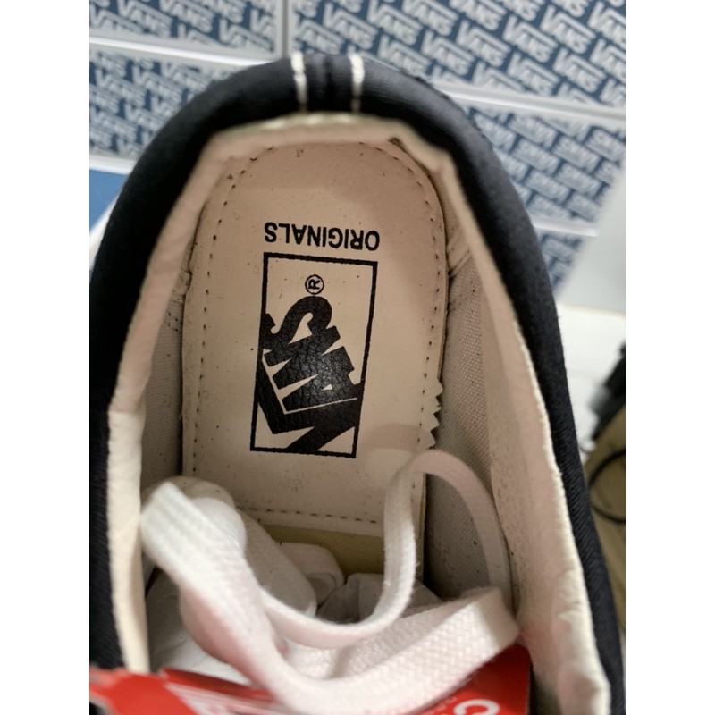 Giày Thể  Thao Van Đen sọc Trắng Nam Nữ  Chuẩn Box Xanh