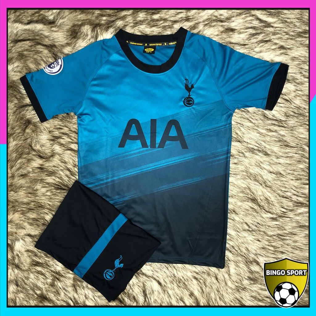 Áo Bóng Đá, Đá Banh, Thể Thao Thun Lạnh Logo Thêu Nổi Cao Cấp CLB TOTTENHAM - Mẫu Mới 21/22 BINGO SPORT