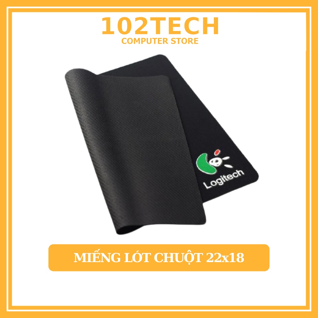 Miếng lót chuột máy tính kích thước 22x18 chống trượt hỗ trợ di chuột chính xác