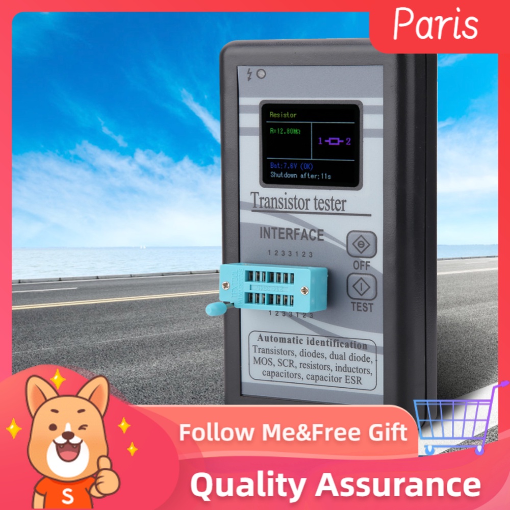 M328 Multifunctional LCD Display Digital Transistor Tester 0.5Ω - 50MΩ