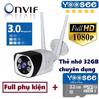 Camera yoosee s10 3.0m - fullhd1080 - camera ip wifi ngoài trời