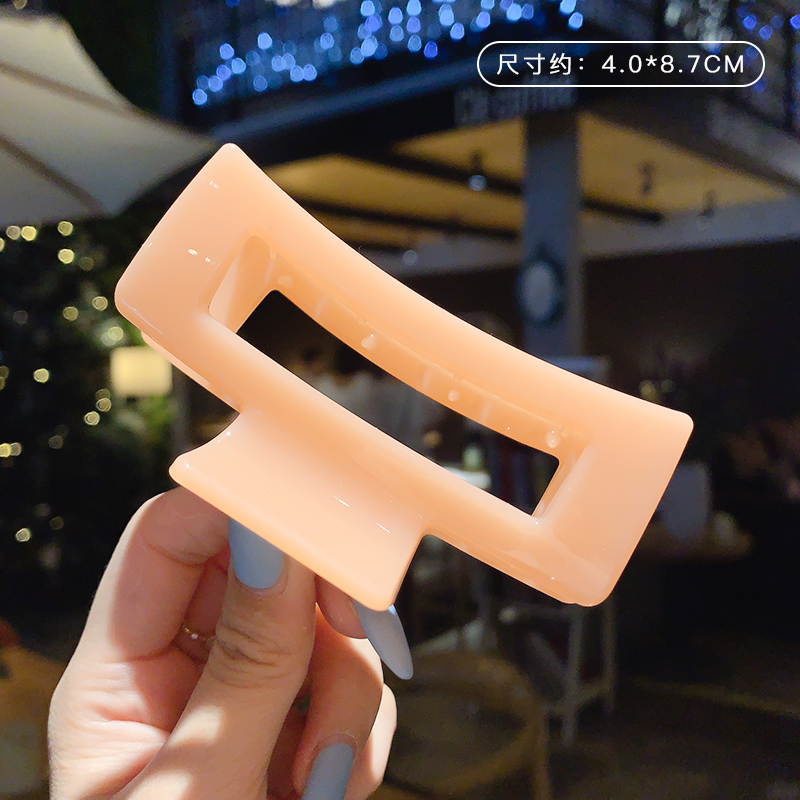 Kẹp Tóc Bằng Nhựa Acrylic Thời Trang Hàn Quốc Độc Đáo Cho Nữ