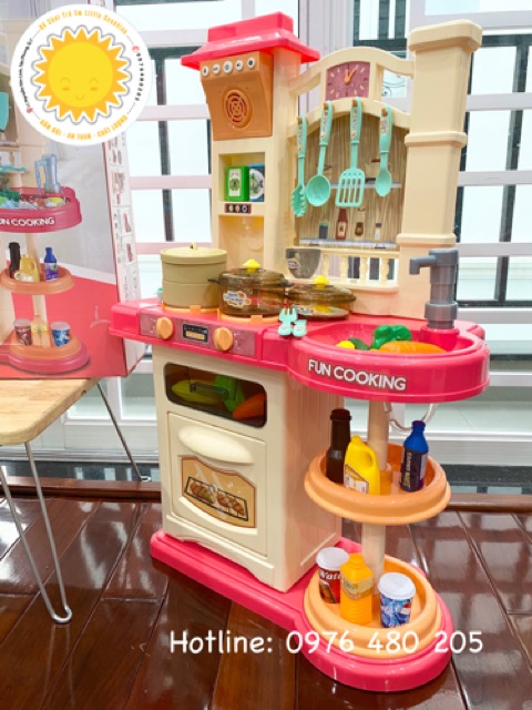 Đồ chơi nấu ăn Bộ Bếp FUN COOKING cao 76 cm