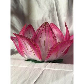 [FREESHIP] hoa sen phun kim tuyến nhũ nan sắt cực bền múa cỡ trung 30-40cm hàng xịn giá rẻ