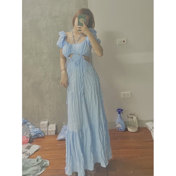 VÁY ĐOM ĐÓM CUT EO TAY CÁNH TIÊN MÀU HỒNG SEN SIÊU ĐẸP/ĐI BIỂN QUÁ HỢP