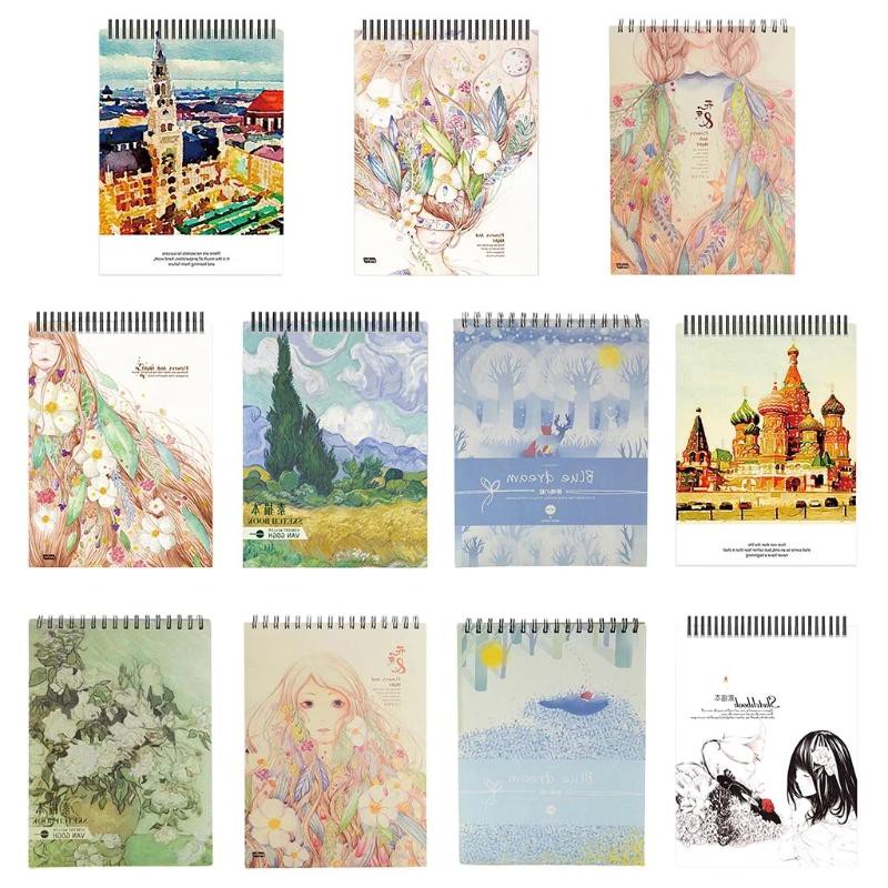 Set 50 Tờ Giấy Vẽ Màu Nước Khổ A4 Nhiều Màu Sắc